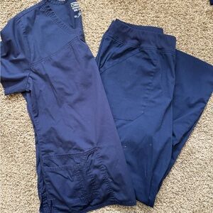 Cherokee Women's Classic Navy Scrub Set